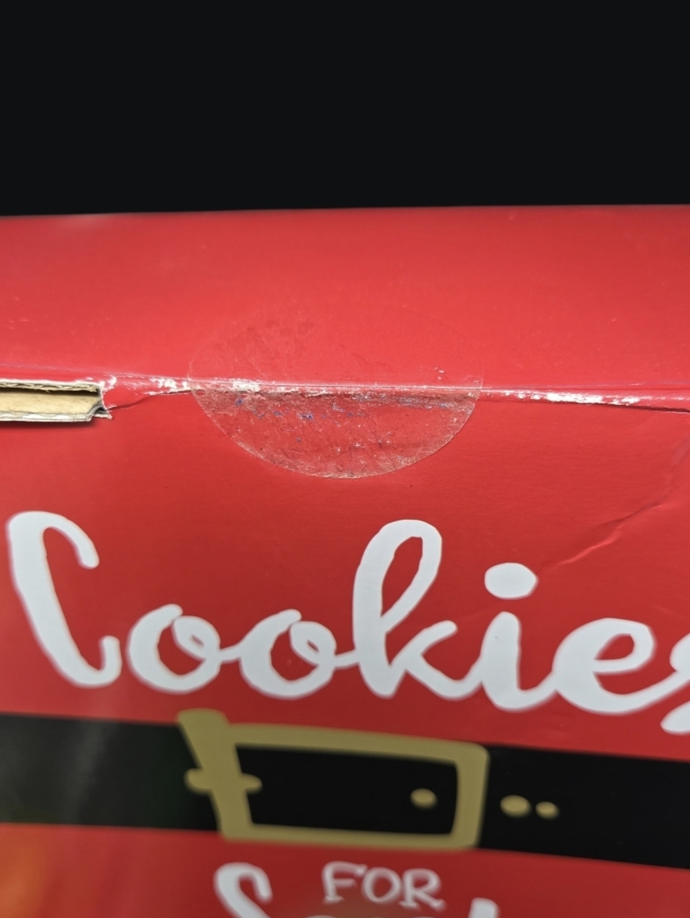 NIB- Cookies for Santa Plate and Milk Bottle Set - Red - Picture 6 of 12